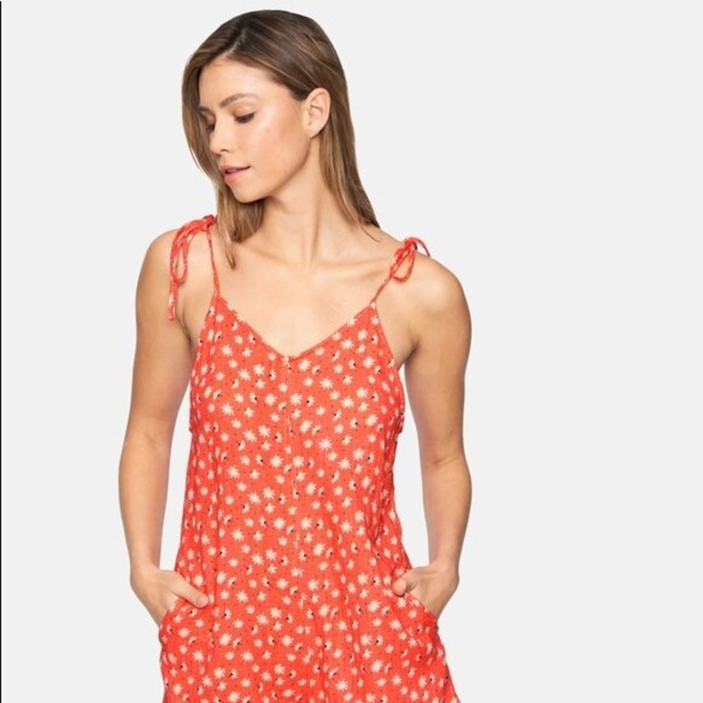 🔆HURLEY🔆 RLY NATURALS TIE STRAP ROMPER - Picture 6 of 14